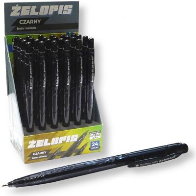 PENWORD długopis 24szt żelowy żelopis semi gel czarny 983 PENWORD długopis 24szt żelowy żelopis semi gel czarny 983