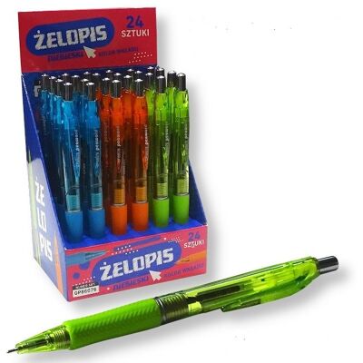 PENWORD długopis 24szt. żelowy żelopis semi gel niebieski 86076 PENWORD długopis 24szt. żelowy żelopis semi gel niebieski 86076