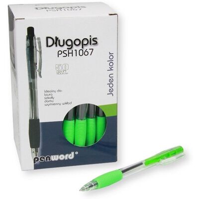 PENWORD długopis 50szt. zielony PENWORD długopis 50szt. zielony
