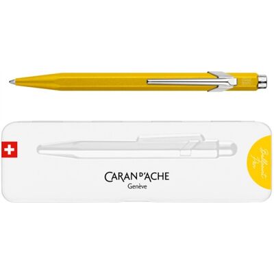 CARAN D'ACHE Długopis 849 Colormat-X M W Pudełku Żółty CARAN D'ACHE Długopis 849 Colormat-X M W Pudełku Żółty