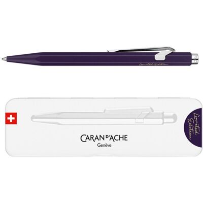 CARAN D'ACHE Długopis 849 Dark Purple Caran D Ache W Pudełku Fioletowy CARAN D'ACHE Długopis 849 Dark Purple Caran D Ache W Pudełku Fioletowy