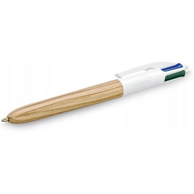 Długopis Automatyczny Bic 4colours Wood -Drewniany Długopis Automatyczny Bic 4colours Wood -Drewniany