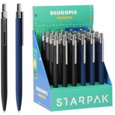 Starpak Długopis automatyczny metalowy Smooth (24szt) Starpak Długopis automatyczny metalowy Smooth (24szt)