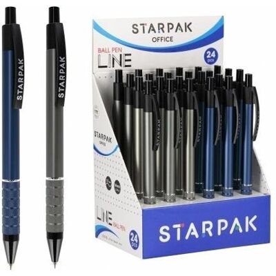 Starpak Długopis automatyczny Off Line czarny (24szt) Starpak Długopis automatyczny Off Line czarny (24szt)