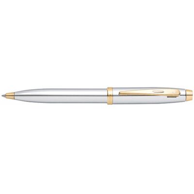 długopis automatyczny sheaffer 100 (9340), chromowany/złoty długopis automatyczny sheaffer 100 (9340), chromowany/złoty