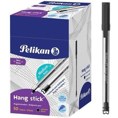 Długopis Hang Stick czarny (50szt) PELIKAN Długopis Hang Stick czarny (50szt) PELIKAN