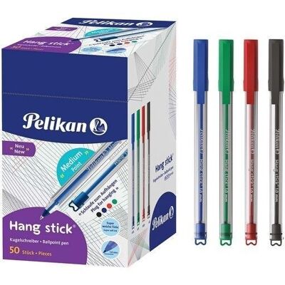 Długopis Hang Stick mix (50szt) PELIKAN Długopis Hang Stick mix (50szt) PELIKAN