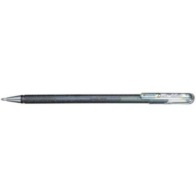 Inny producent Długopis Hybrydowy Żelowy - Pentel - Dual Pen - Srebrny - 0,5 Mm - 2 Kolory Z Efektem Brokatu Inny producent Długopis Hybrydowy Żelowy - Pentel - Dual Pen - Srebrny - 0,5 Mm - 2 Kolory Z Efektem Brokatu