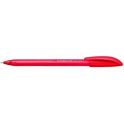 Staedtler Długopis Jednorazowy Trójkątny Czerwony (10szt) Staedtler Długopis Jednorazowy Trójkątny Czerwony (10szt)