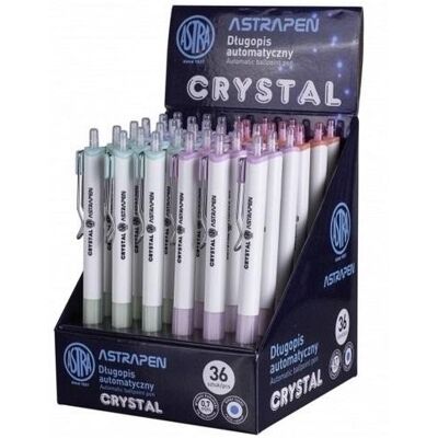 Długopis Pen Crystal white (36szt) ASTRA Długopis Pen Crystal white (36szt) ASTRA