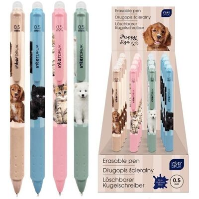 Interdruk Długopis ścieralny auto z grip. Puppy Sign (24szt) Interdruk Długopis ścieralny auto z grip. Puppy Sign (24szt)