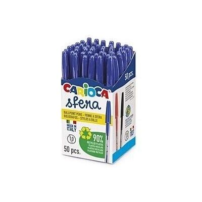 Długopis Sfera niebieski (50szt) CARIOCA Długopis Sfera niebieski (50szt) CARIOCA