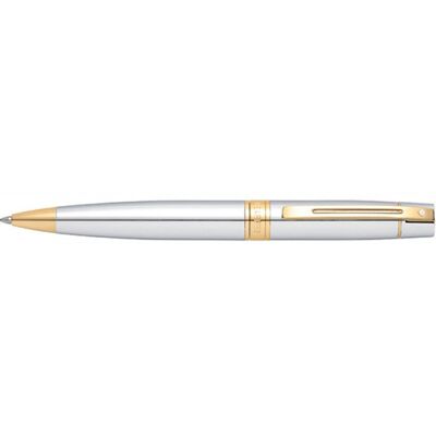 Długopis SHEAFFER 300 chromowany, wykończenia pozłacane Długopis SHEAFFER 300 chromowany, wykończenia pozłacane