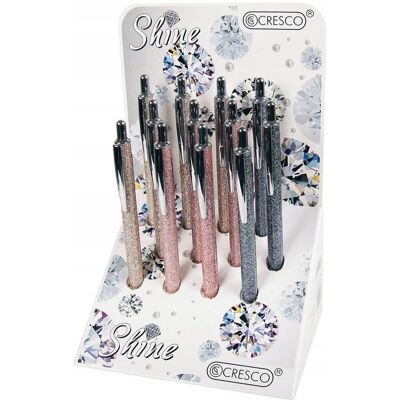 Długopis Shine (12Szt), Cresco Długopis Shine (12Szt), Cresco