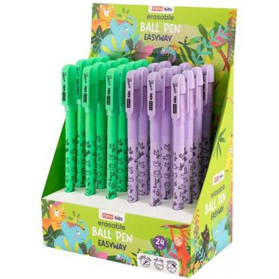 Easy Stationery Długopis wymazywalny niebieski (24szt) EASY Easy Stationery Długopis wymazywalny niebieski (24szt) EASY