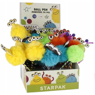 Długopis Zamykany Monster Display A 24 Starpak 513430 Długopis Zamykany Monster Display A 24 Starpak 513430