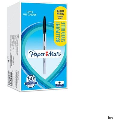 Długopis Ze Skuwką Paper Mate 045 Fine (0,7 Mm) Czarny 2084379 Długopis Ze Skuwką Paper Mate 045 Fine (0,7 Mm) Czarny 2084379