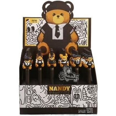 Inny producent Długopis żelowy Bear 0,5mm nieb (36 szt) Inny producent Długopis żelowy Bear 0,5mm nieb (36 szt)