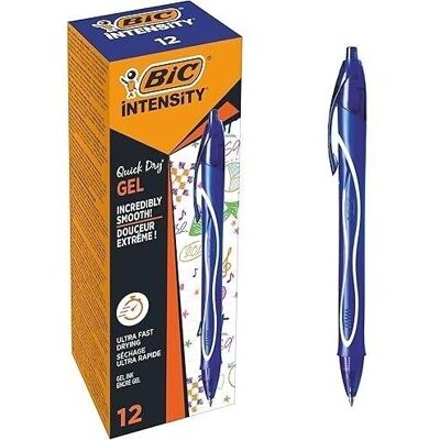 Długopis żelowy BIC Quick Dry 0,7 mm niebieski zestaw 12 sztuk Długopis żelowy BIC Quick Dry 0,7 mm niebieski zestaw 12 sztuk
