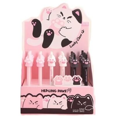 Inny producent Długopis żelowy Cat Paw 0,5mm nieb (36 szt) Inny producent Długopis żelowy Cat Paw 0,5mm nieb (36 szt)