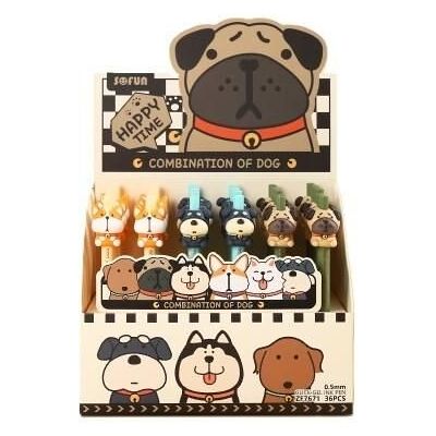 Inny producent Długopis żelowy Dog 0,5mm nieb (36 szt) Inny producent Długopis żelowy Dog 0,5mm nieb (36 szt)