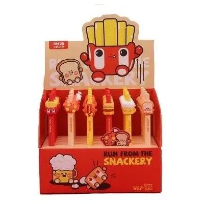 Inny producent Długopis żelowy Fast Food 0,5mm nieb (36szt) - Cresco Inny producent Długopis żelowy Fast Food 0,5mm nieb (36szt) - Cresco