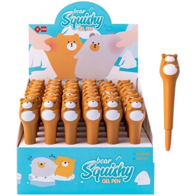 Squish Długopis żelowy Miś niebieski (36szt) Squish Długopis żelowy Miś niebieski (36szt)