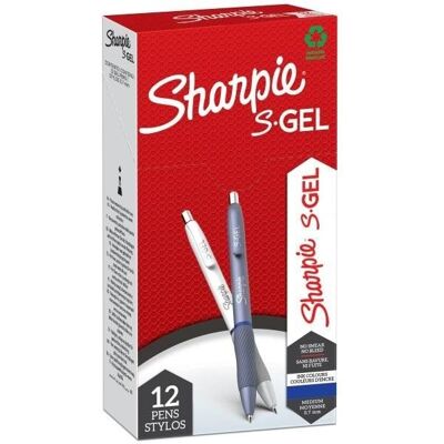 Sharpie Długopis Żelowy S-Gel 0.7mm Mix (12szt) Sharpie Długopis Żelowy S-Gel 0.7mm Mix (12szt)