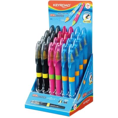 Keyroad Długopis żelowy Smoozzy Writer 0.7 mm (24szt) Keyroad Długopis żelowy Smoozzy Writer 0.7 mm (24szt)