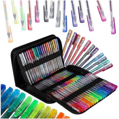 Artemis Długopisy Żelowe Zestaw Kolorowe Długopisy w Etui 100 szt + Wkłady 100 szt Artemis Długopisy Żelowe Zestaw Kolorowe Długopisy w Etui 100 szt + Wkłady 100 szt