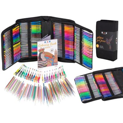 Artemis Długopisy Żelowe Zestaw Kolorowe Długopisy w Etui 120 szt + Wkłady 120 szt Artemis Długopisy Żelowe Zestaw Kolorowe Długopisy w Etui 120 szt + Wkłady 120 szt