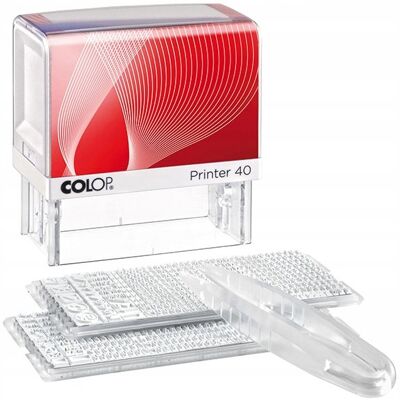 Drukarenka Diy Pieczątka Colop Printer Rozmiar 40/2 Czcionka 2,5 Mm 3,5 Mm Drukarenka Diy Pieczątka Colop Printer Rozmiar 40/2 Czcionka 2,5 Mm 3,5 Mm
