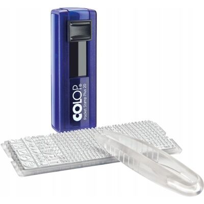 COLOP DRUKARENKA POCKET PLUS 20 INDIGO - PODUSZKA: CZARNA, CZCIONKA 3,5 MM COLOP DRUKARENKA POCKET PLUS 20 INDIGO - PODUSZKA: CZARNA, CZCIONKA 3,5 MM