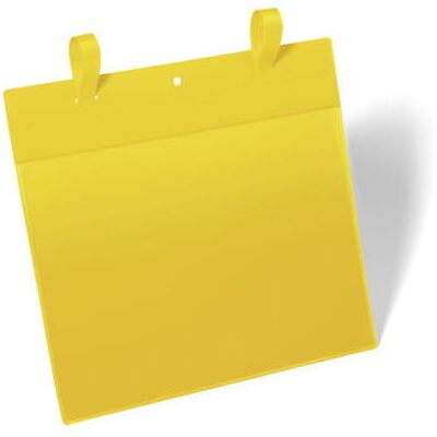 Durable Kieszeń Magazynowa Z Paskami Montażowymi żółta A4 Pozioma 175104 Durable Kieszeń Magazynowa Z Paskami Montażowymi żółta A4 Pozioma 175104