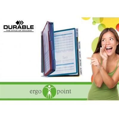 Durable Panel informacyjny na ścianę Vario 10 szt., Kolor: Mix-kolorów Durable Panel informacyjny na ścianę Vario 10 szt., Kolor: Mix-kolorów