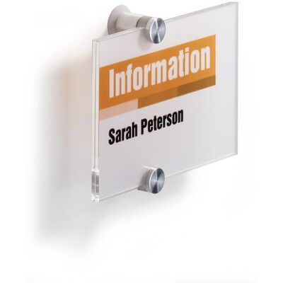 Durable, tabliczka informacyjna crystal sign, 148 x 105 mm Durable, tabliczka informacyjna crystal sign, 148 x 105 mm