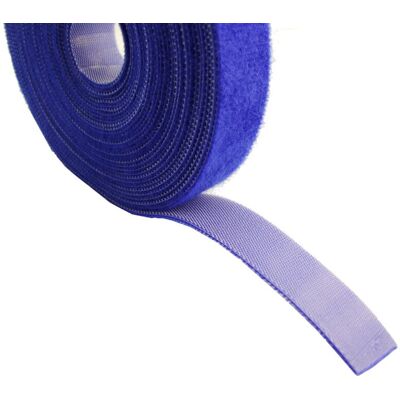 WOJTAP Dwustronna Taśma Rzepowa Organizer Szr. 20 Mm, 25M - Niebieska WOJTAP Dwustronna Taśma Rzepowa Organizer Szr. 20 Mm, 25M - Niebieska