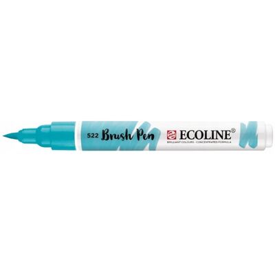 Talens ECOLINE BRUSHPEN TURQUOISE BLUE - Marker wodny Talens ECOLINE BRUSHPEN TURQUOISE BLUE - Marker wodny