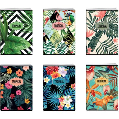 Elisa, zeszyt w kratkę, A4, Tropical, 10 sztuk Elisa, zeszyt w kratkę, A4, Tropical, 10 sztuk