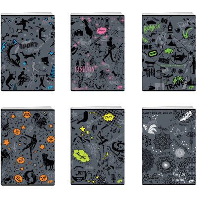 Elisa, zeszyt w linię, A5, Symbols, 10 sztuk Elisa, zeszyt w linię, A5, Symbols, 10 sztuk