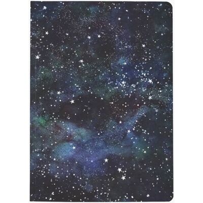 Devangari Emerald Galaxy — notatnik otabind w kropki (A5), miękka oprawa, 120 gsm Devangari Emerald Galaxy — notatnik otabind w kropki (A5), miękka oprawa, 120 gsm