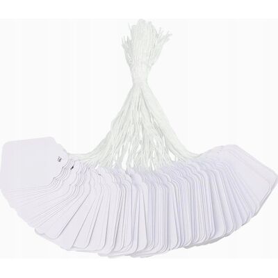 Inny producent ETYKIETY 100SZT 3X48CM PAPIEROWE BIAŁE ZAWIESZANE CENA PREZENT Inny producent ETYKIETY 100SZT 3X48CM PAPIEROWE BIAŁE ZAWIESZANE CENA PREZENT