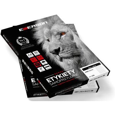 Etykiety Samoprzylepne Emerson 140X97 A4/100Ark. Etykiety Samoprzylepne Emerson 140X97 A4/100Ark.