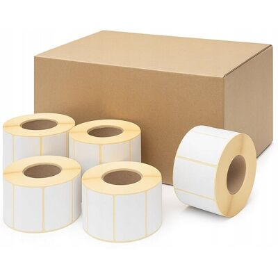 Neopak Etykiety Termiczne 58x43mm Białe Samoprzylepne - 60 000 sztuk Neopak Etykiety Termiczne 58x43mm Białe Samoprzylepne - 60 000 sztuk