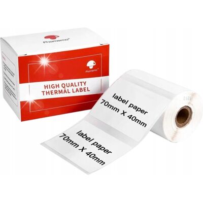 Inny producent Etykiety termiczne samoprzylepne do drukarki Phomemo M200 M220 M221 70x40 Inny producent Etykiety termiczne samoprzylepne do drukarki Phomemo M200 M220 M221 70x40
