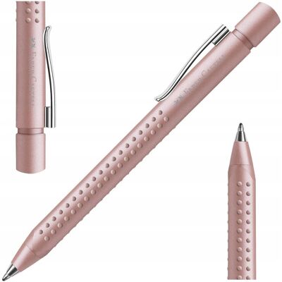 FABER-CASTELL Długopis automatyczny wypustki Grip elegancki XB PALE ROSE FABER-CASTELL Długopis automatyczny wypustki Grip elegancki XB PALE ROSE