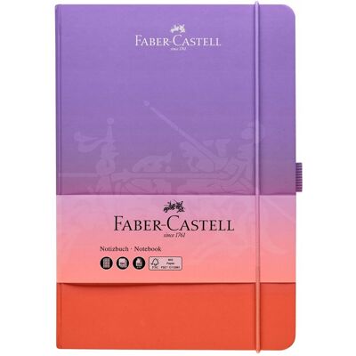 FABER-CASTELL Notatnik notes w kratkę z gumką A5 194 kartki Punchy Melon FABER-CASTELL Notatnik notes w kratkę z gumką A5 194 kartki Punchy Melon