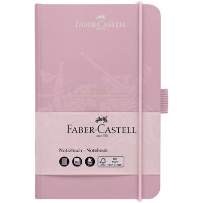 FABER-CASTELL Notatnik notes w kratkę z gumką A6 194 kartki zeszyt ROSE FABER-CASTELL Notatnik notes w kratkę z gumką A6 194 kartki zeszyt ROSE