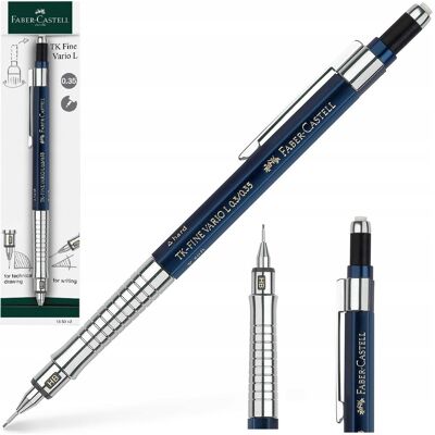 FABER-CASTELL Ołówek automatyczny z gumką na rysiki TK-Fine Vario L 0,35 mm FABER-CASTELL Ołówek automatyczny z gumką na rysiki TK-Fine Vario L 0,35 mm
