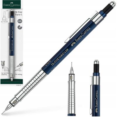 FABER-CASTELL Ołówek automatyczny z gumką na rysiki TK-Fine Vario L 0,5 mm FABER-CASTELL Ołówek automatyczny z gumką na rysiki TK-Fine Vario L 0,5 mm